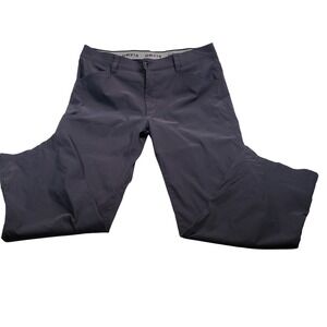 Orvis Mens Gray Performance Hiking Travel Pants 40x32 Water Repellent Stretch